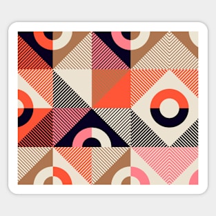 Geometric abstract pattern Sticker